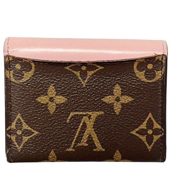 ルイヴィトン Louis Vuitton モノグラム ポルトフォイユ ゾエ M62933 ローズ バレリーヌ 3つ折り財布 レディース