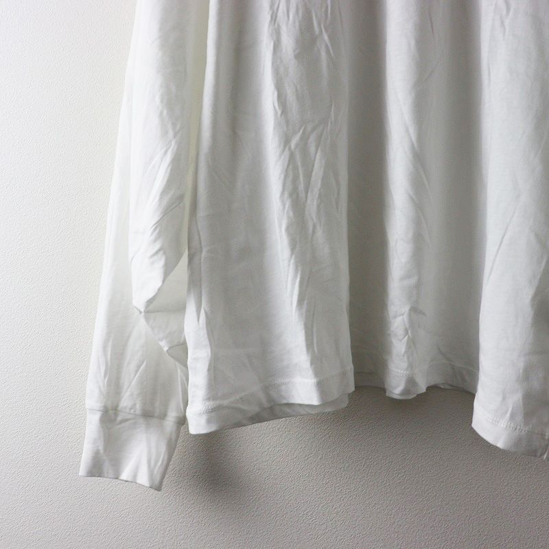 日常 2025SS ミナペルホネン mina perhonen acs8871 kevyt ハーフスリーブカットソー 38｜ホワイト トップス 2400014604535 焦点のあった