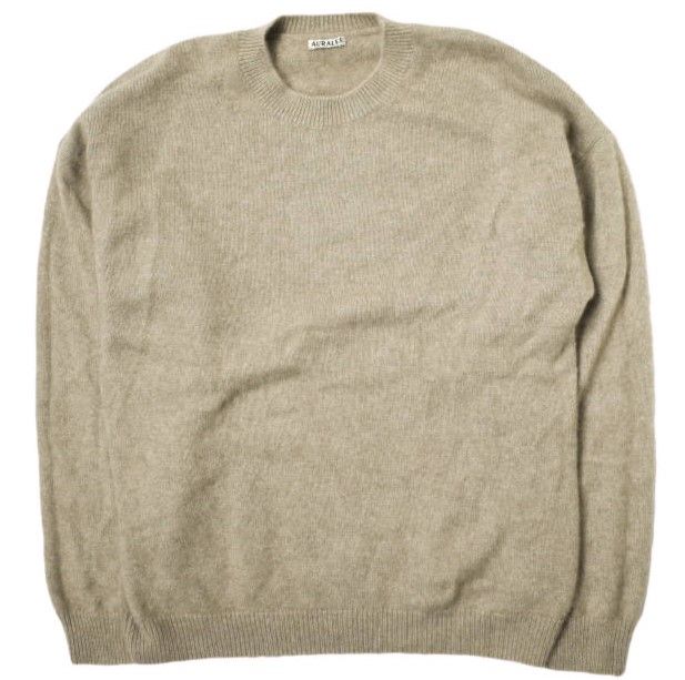 AURALEE オーラリー 日本製 BABY CASHMERE KNIT P/O ベビーカシミヤ