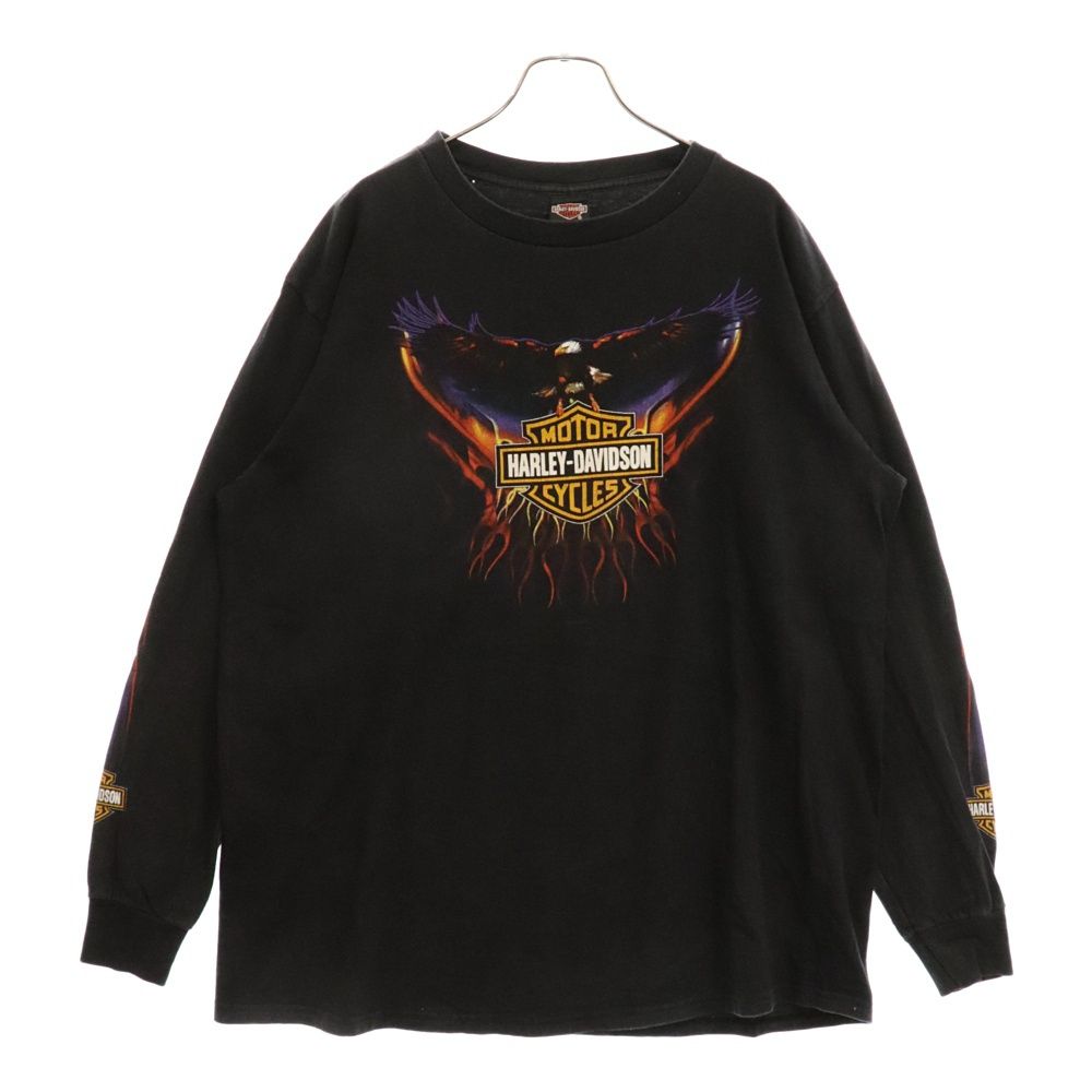VINTAGE (ヴィンテージ) 00s HARLEY DAVIDSON Flame Pattern LS