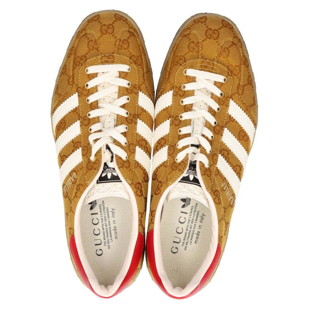 GUCCI (グッチ) ×adidas GAZELLE MONOGRAM ガゼル モノグラム 総柄 GG 