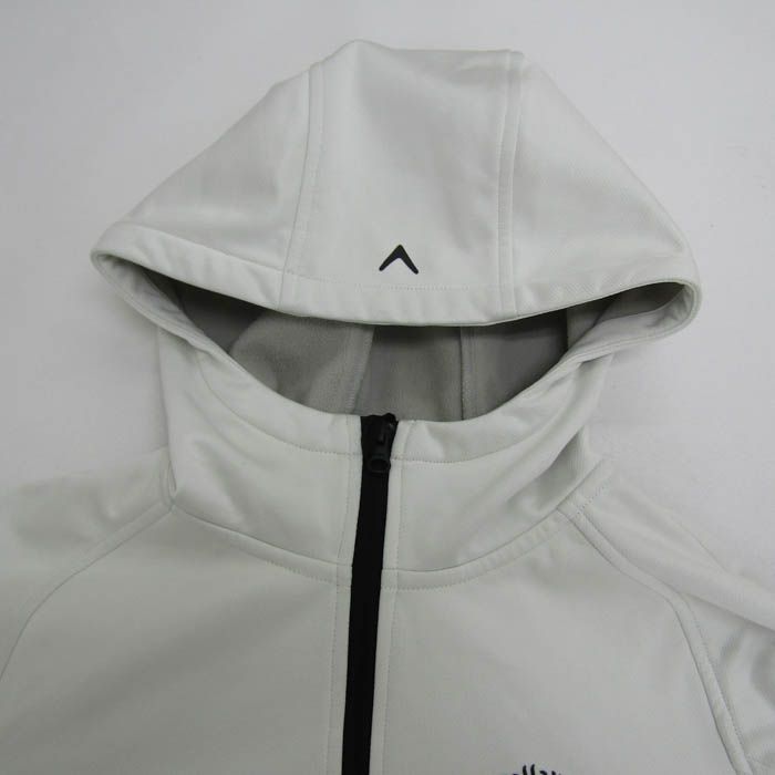 キャロウェイ★2way ダブルジップ ジャケット ホワイトMサイズ CALLAWAY キャロウェイ ジップジャケット ホワイト系 M ゴルフ