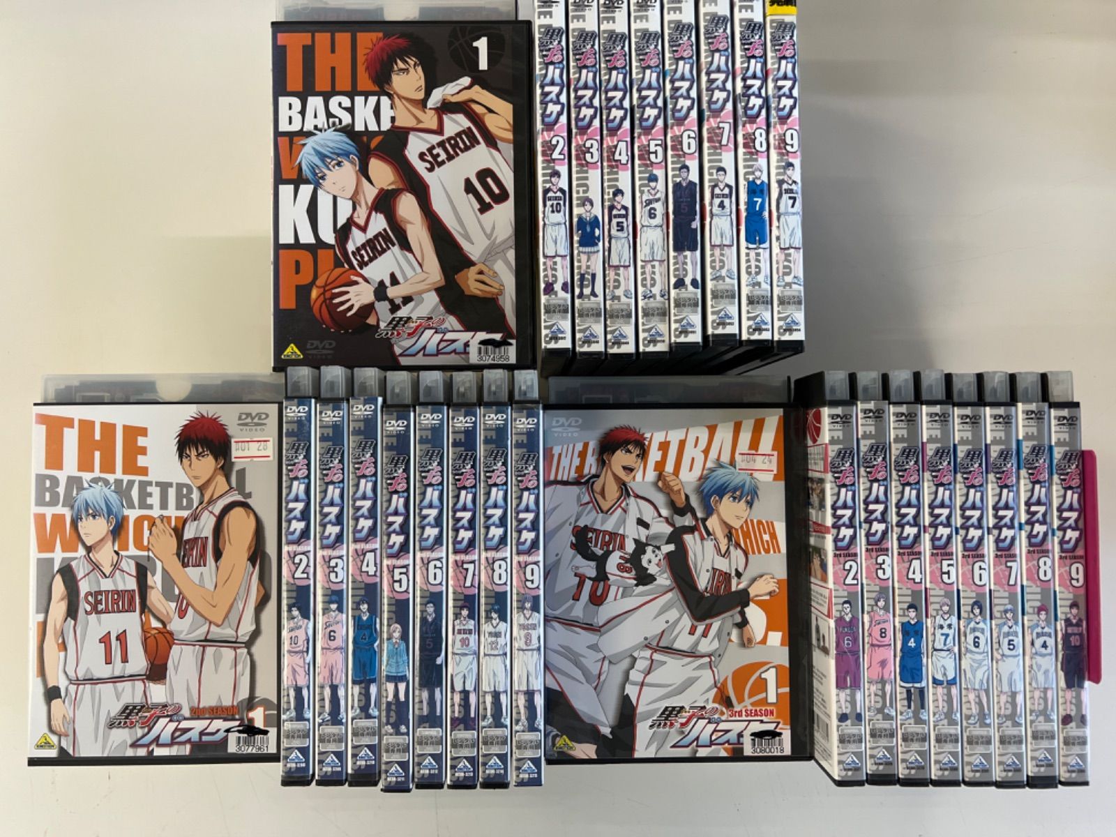 黒子のバスケ 1期〜3期 アニメ DVD セット A-31 - メルカリ