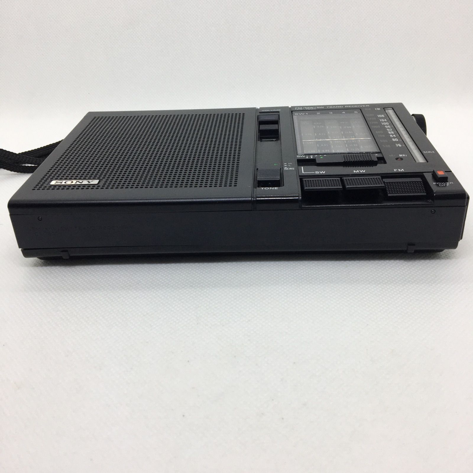 動作品】SONY ICF-7600 FM/AM/SW 7BAND RECEIVER 元箱付き