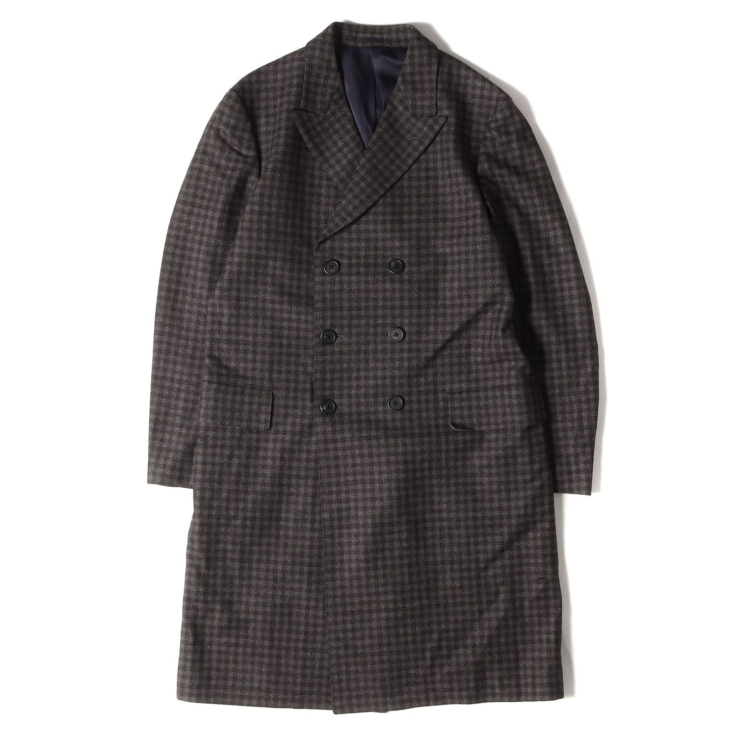 paul smith ダブルブレスト ロングコート チェスターコート 中古・古着通販】PAUL SMITH (ポールスミス) DOUBLE CHESTER