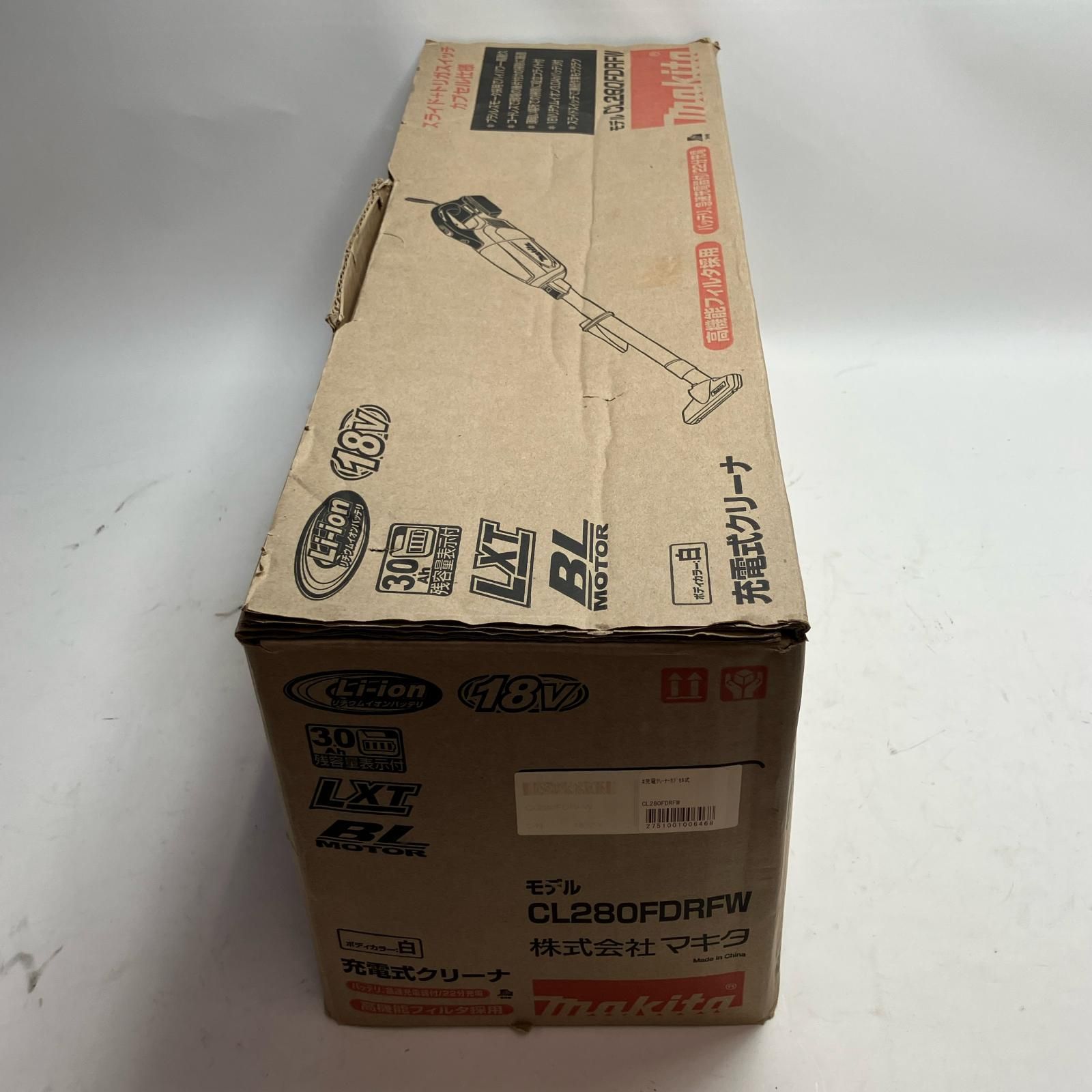 MAKITA マキタ 工具 充電式クリーナー CL280FDRFW 18v バッテリー付 ♥品
