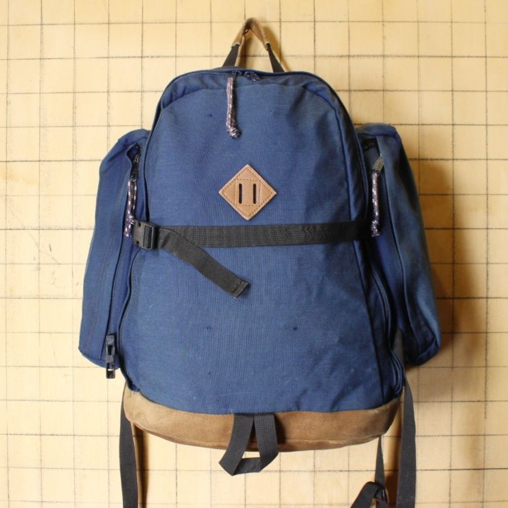 90s USA JANSPORT リュックサック ネイビー アウトドアss152 www