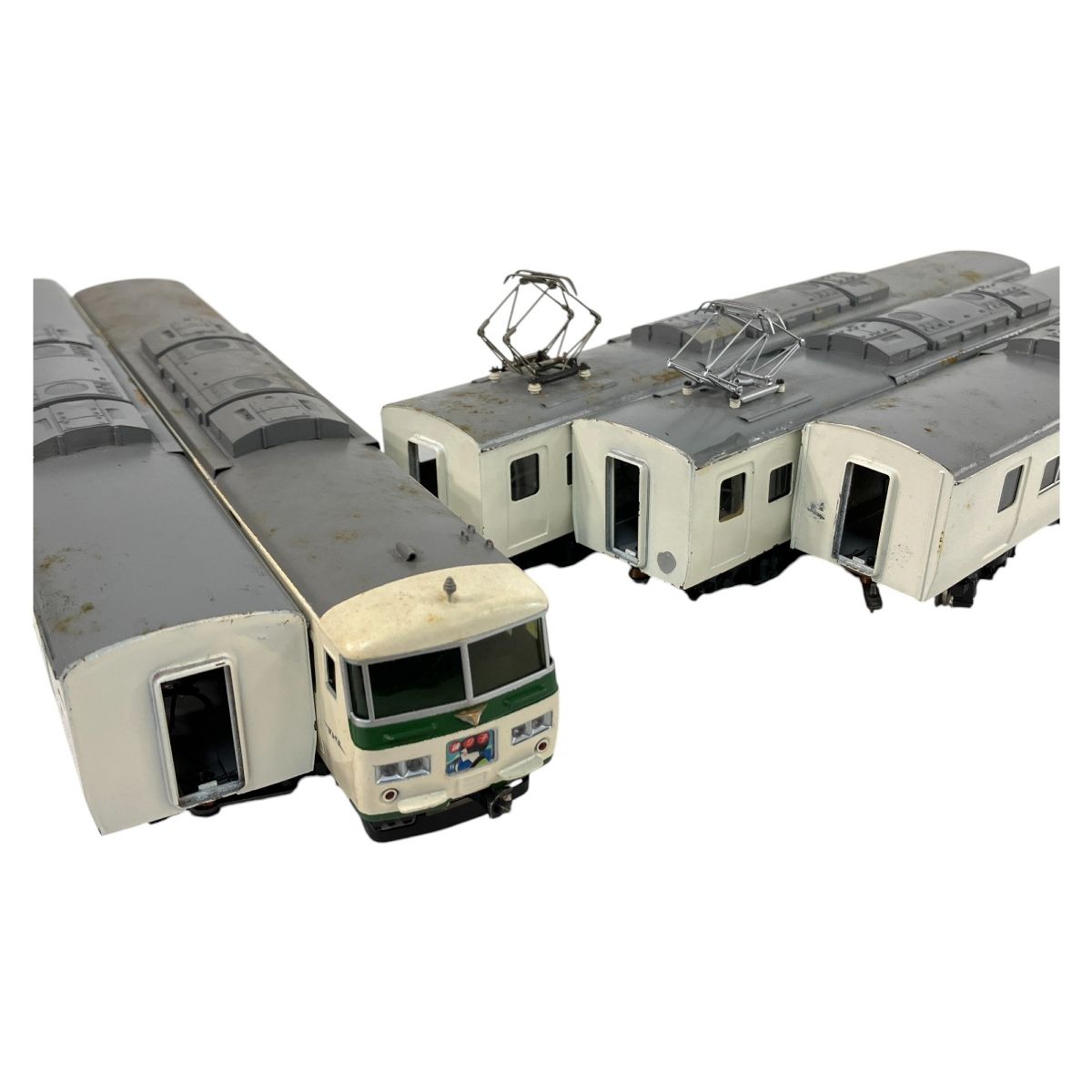 KSモデル 他 国鉄 185系 特急電車 踊り子色 5両セット キット組立 HOゲージ 鉄道模型 ジャンク N9937705