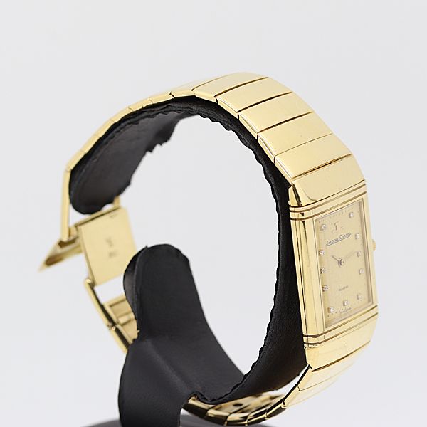 腕時計 レディース 18k ７５０ジャンク品 デッドストック級 稼働 ジャガールクルト レベルソ 18K/750/YG