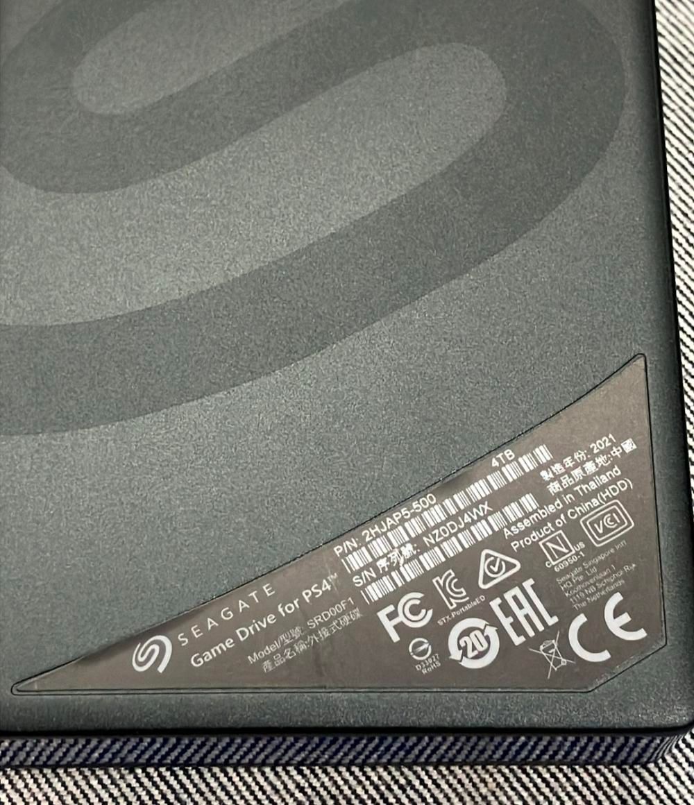 SEAGATE Geming Portable HDD 4TB Drive Seagate Game 0 Year 1
