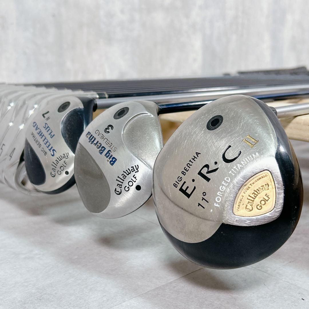 X665 キャロウェイ 他 メンズ ゴルフクラブセット 14点 クラブ13本 R