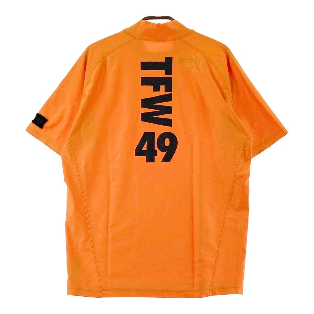 サイズ L TFW49 ティーエフダブリューフォーティーナイン ハイネック 半袖インナーTシャツ オレンジ系 240101393376 ゴルフウェア メンズ ストスト