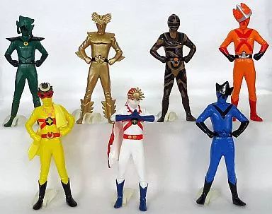 中古】トレーディングフィギュア 全7種セット 「HG レインボーマン