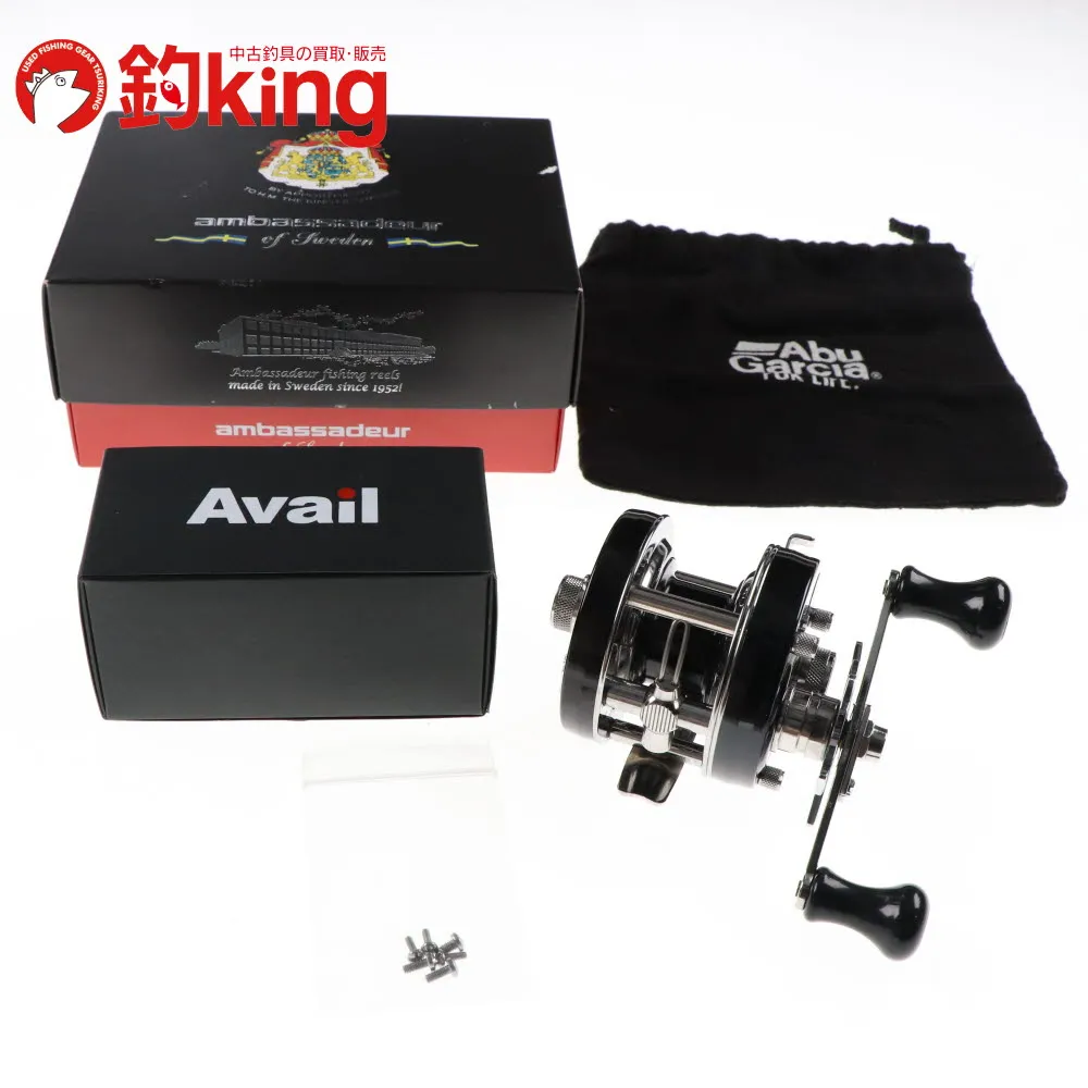 アブガルシア アンバサダー 6501 ストライパー ブラック 左ハンドル 24