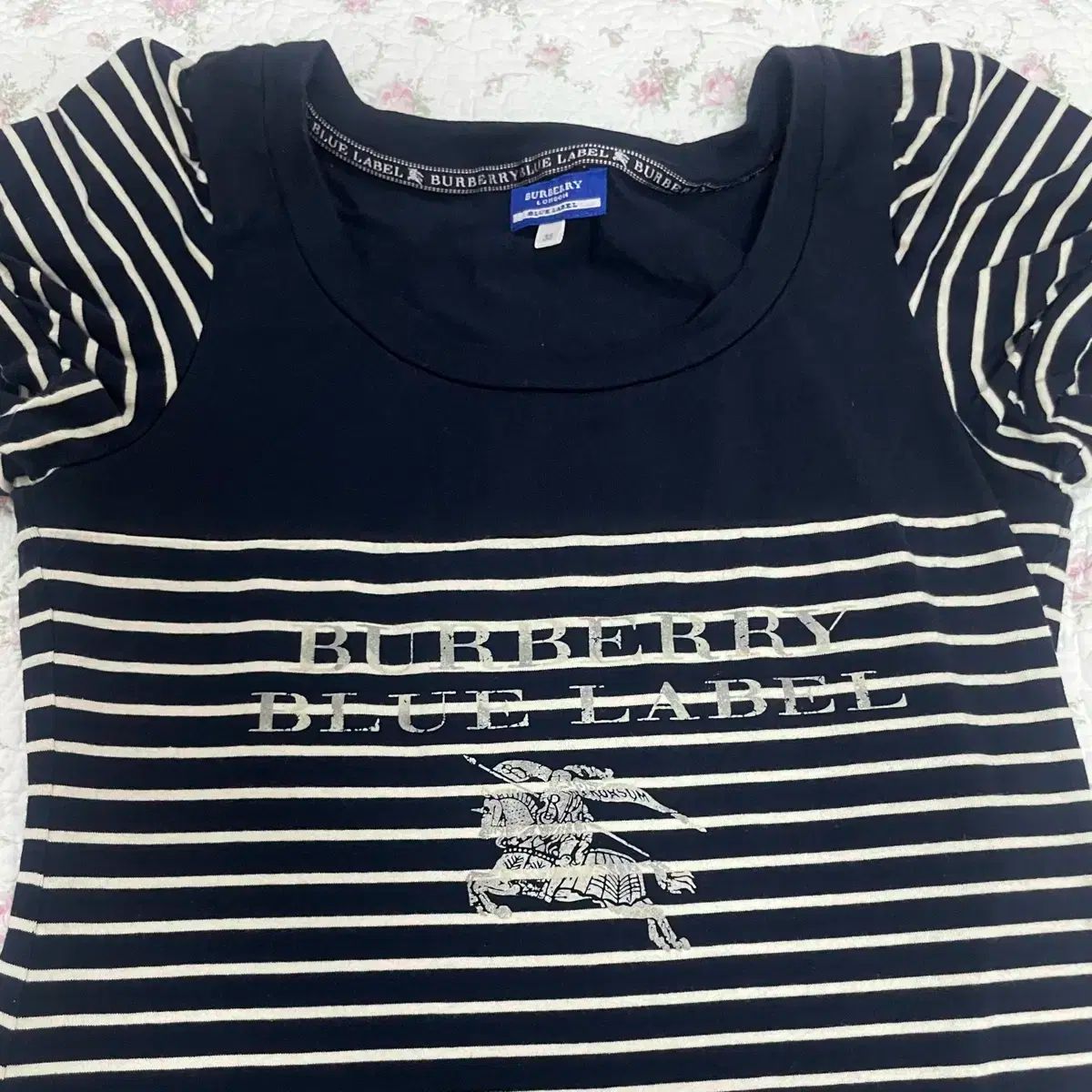 バーバリー・ブルーレーベル 半袖ワンピース BURBERRY BLUE LABEL