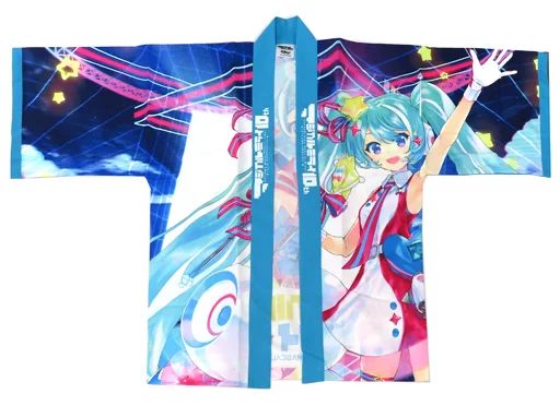 衣類　初音ミク(メインビジュアル ver.) フルグラフィック LIVE ハッピ フルカラー フリーサイズ 「初音ミク マジカルミライ 10th Anniversary」 中古】衣類 初音ミク(メインビジュアル ver.) フルグラフィック