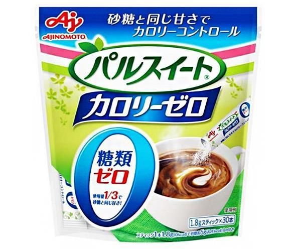 味の素 パルスイート カロリーゼロ スティック 30本入 54g×10個入× 2ケース ｜ ゼロ カロリー 糖類ゼロ 低カロリー スティック