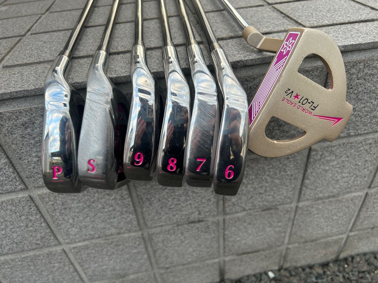 WORLD EAGLE FL-01V2 クラブセット 10本 レディース/左利き用 初心者