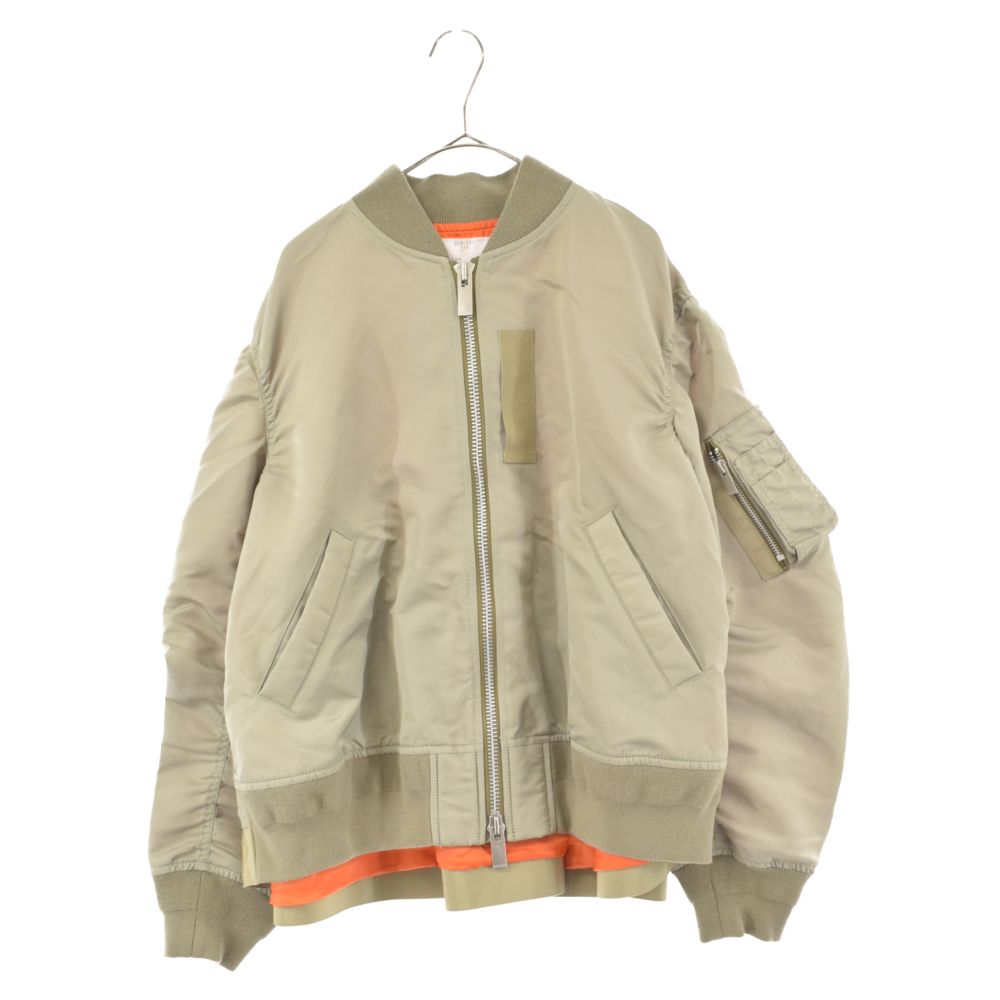 sacai MA-1 Blouson  ボンバージャケット カーキ 1 サカイ