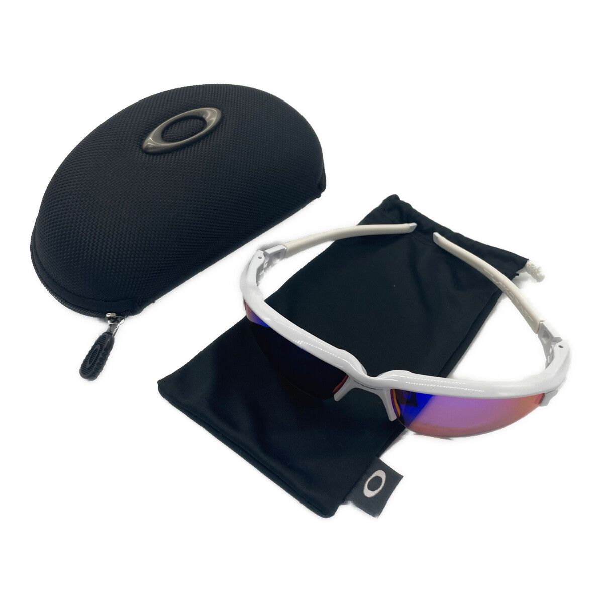 オークリー OAKLEY サングラス ホワイト フラックドラフト FLAK DRAFT ケース付き