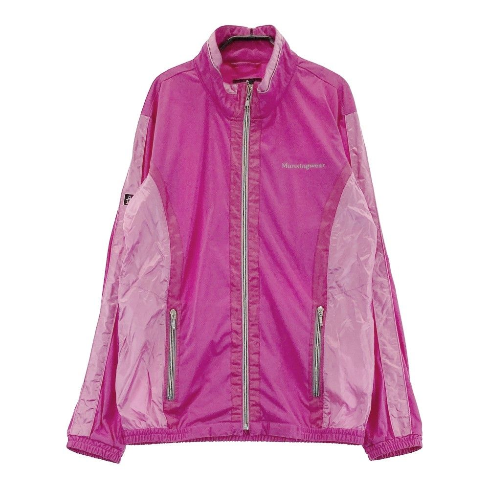 サイズ：M MUNSING WEAR マンシングウェア SG6228 ナイロン ジップジャケット  ピンク系 [240101364469] ゴルフウェア レディース ストスト