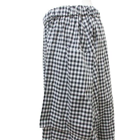R&D.M.Co-☆今期新品未使用ギンガムチェックポケットスカートS R & D.M.Co- オールドマンズテーラー リネン ギンガムチェック