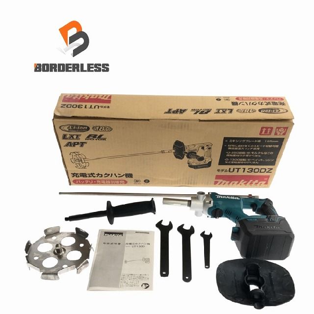 ☆未使用品☆makita マキタ 18V 充電式カクハン機 UT130DZ 本体＋シャフト＋パドル コードレス かくはん機 攪拌機 撹拌機 ミキサー  94066 - メルカリ