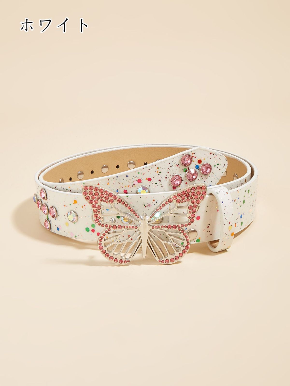 インスタ映え】ギャル ベルト Y2K 蝶デザイン 千禧年スタイル