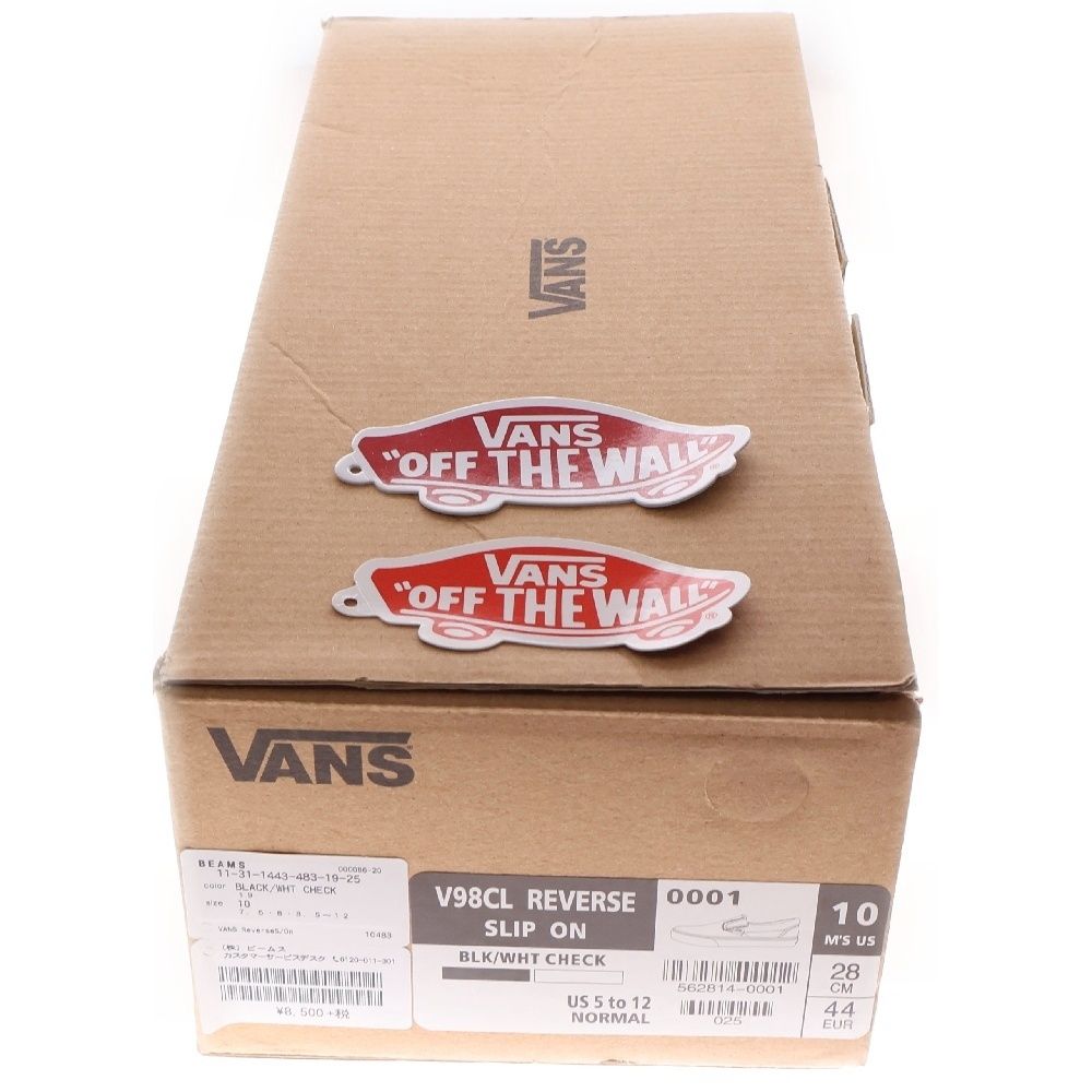 VANS (ヴァンズ) ×BEAMS ×SSZ SURF&SK8 V98CL REVERSE SLIP-ON