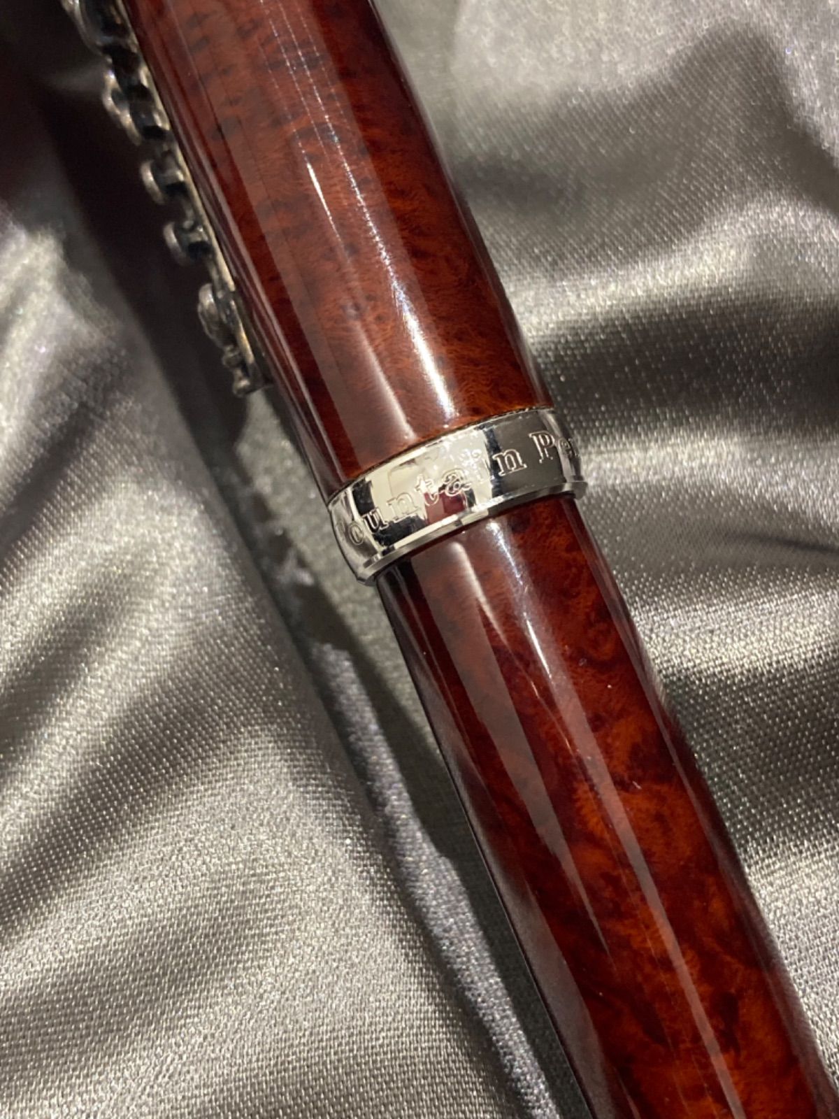 希少・廃盤旧ニブ・状態良好】中屋万年筆 極細 ブライヤー 万年筆