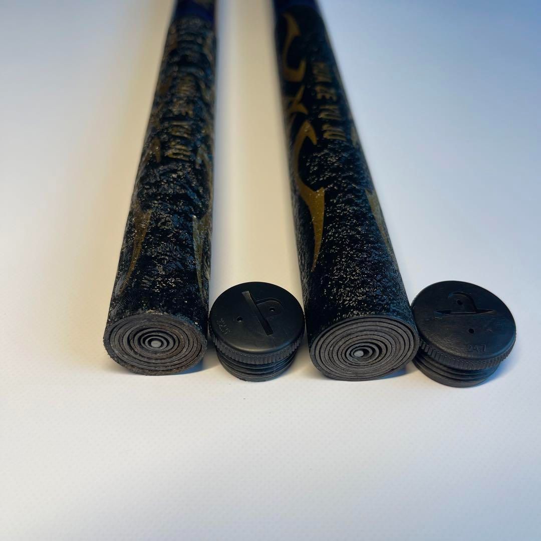 のべ竿 6.3m 7.2m 2本セット渓流竿 軽量 21尺 24尺 延べ竿 青 - メルカリ