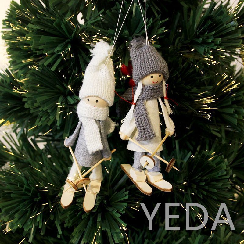 ピングー クリスマス オーナメント コップ ミニチュア フィギュア クリスマス 個 スキー ミニ フィギュア ウッディ ミニ
