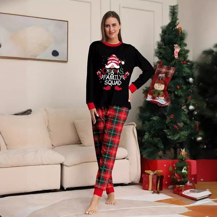 ルームウェア 親子お揃い 家族 親子ペア パジャマ クリスマス 衣装 コスチュームサンタ パジャマセット 長袖 メリークリスマス 親子ペアルック カップル 子ども 寝巻き 家族お揃い 部屋着 DECORATOM_COM_BR