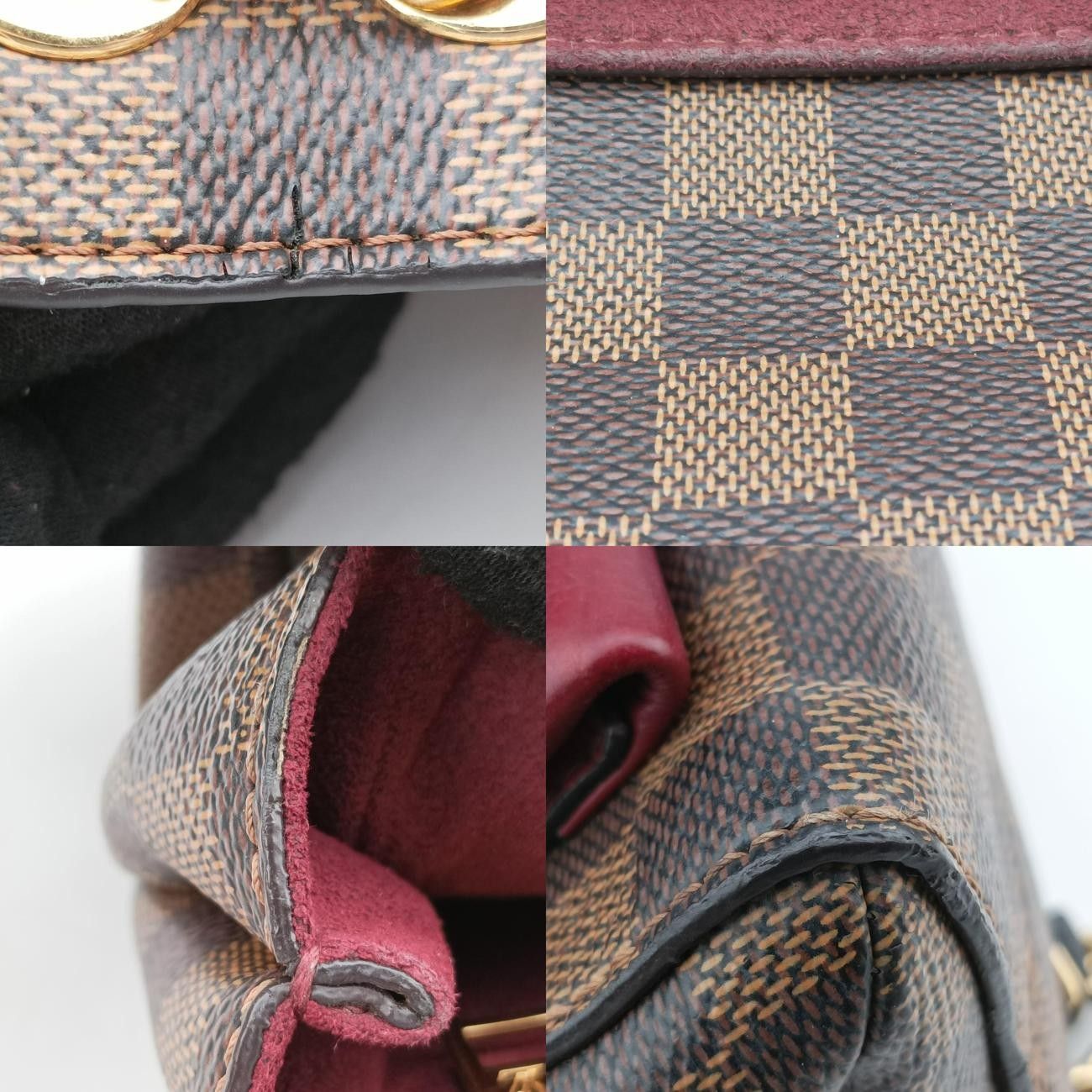 ルイヴィトンLouis VuittonヴァヴァンPMエベーヌ×ボルドーモノグラムキャンバス×カーフレザーN40109FN4270