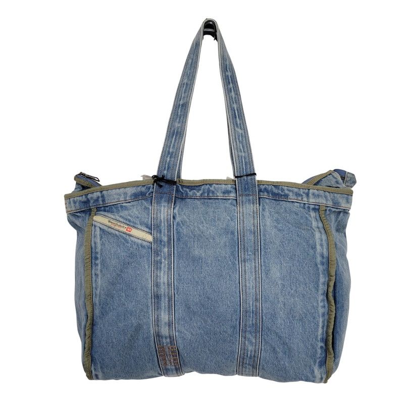 バッグ DIESEL NIMES DENIM TOTE BAG X08383 中古美品】DIESEL ディーゼル NIMES DENIM TOTE BAG X08383