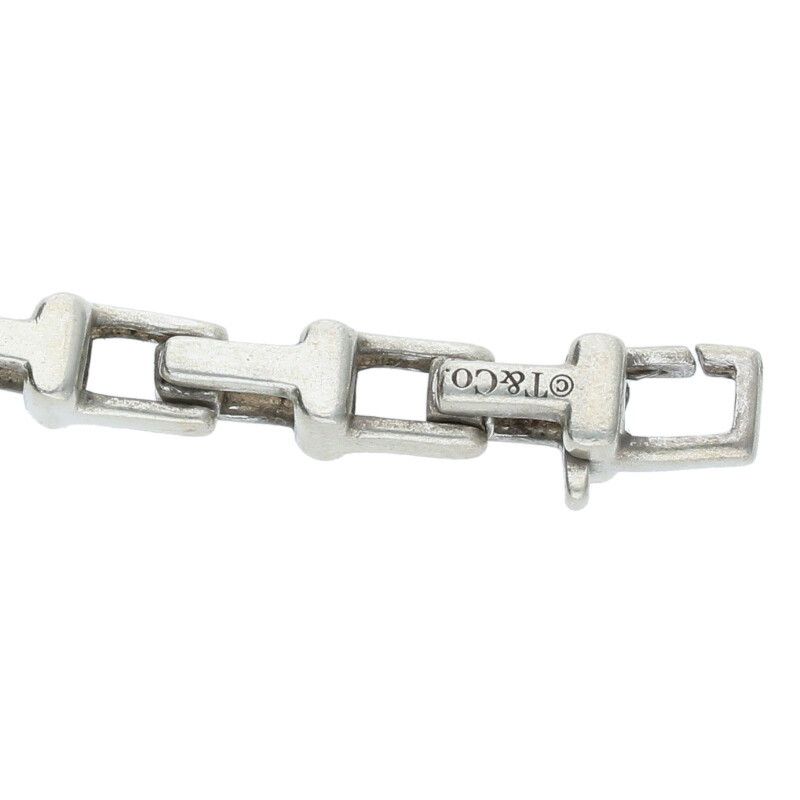 ティファニー Tチェーン Tナローシルバーネックレス メンズ 20inch