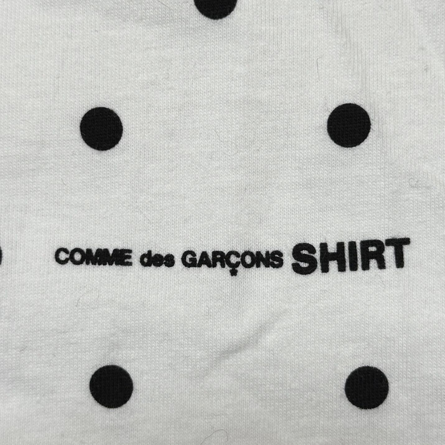 Supreme × COMME des GARCONS SHIRT 12SS Polka Dot Box Logo Tee 
