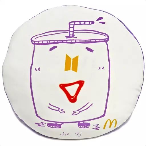 クッション・抱き枕・本体　ジョングク(BTS/防弾少年団) SAUCY クッション 「BTS×マクドナルド 第2弾」 Amazon.co.jp: ジョングク グッズ 【 クッション 抱き枕 】+ 綿