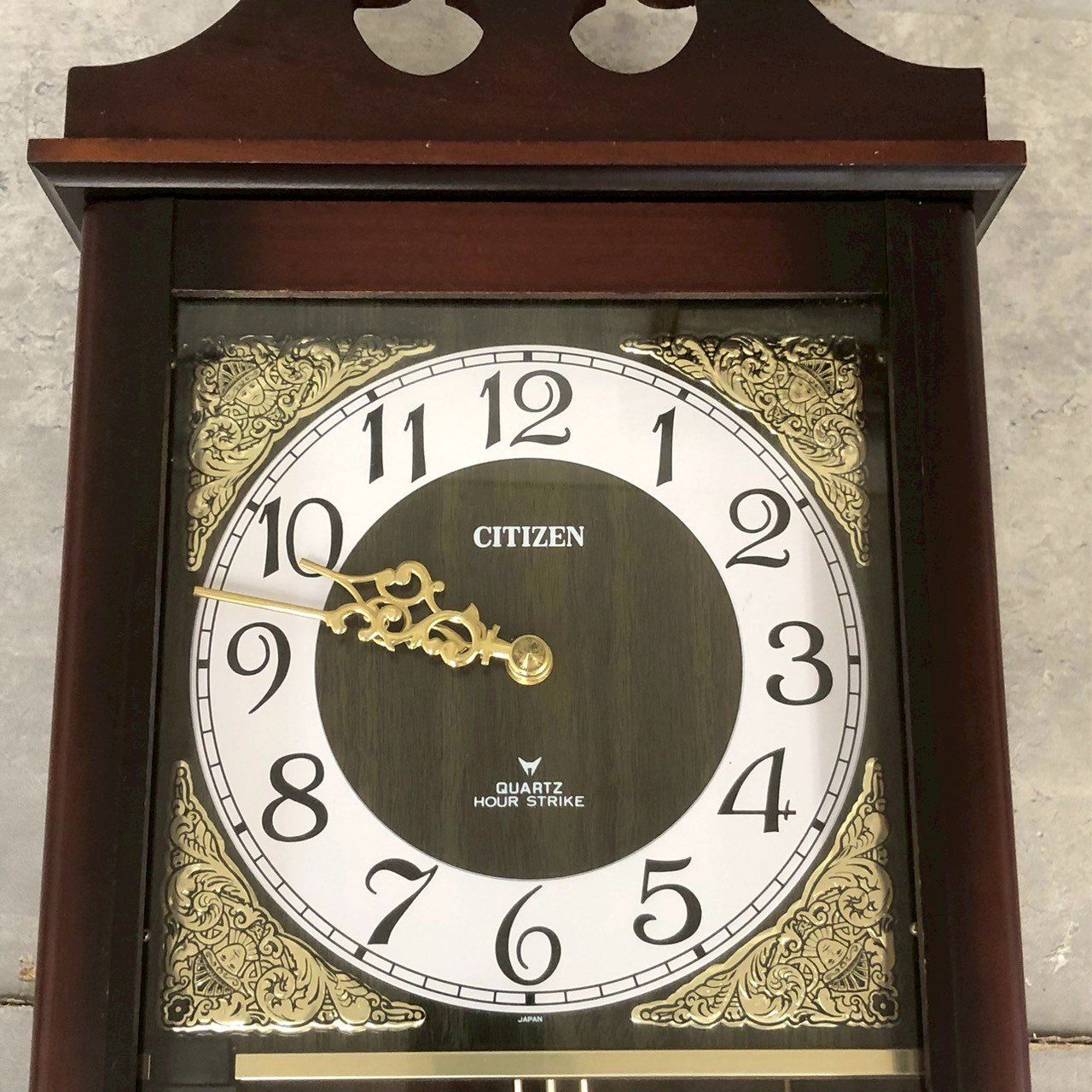 昭和レトロ CITIZEN クオーツ アワーストライク 掛け時計 ボンボン時計