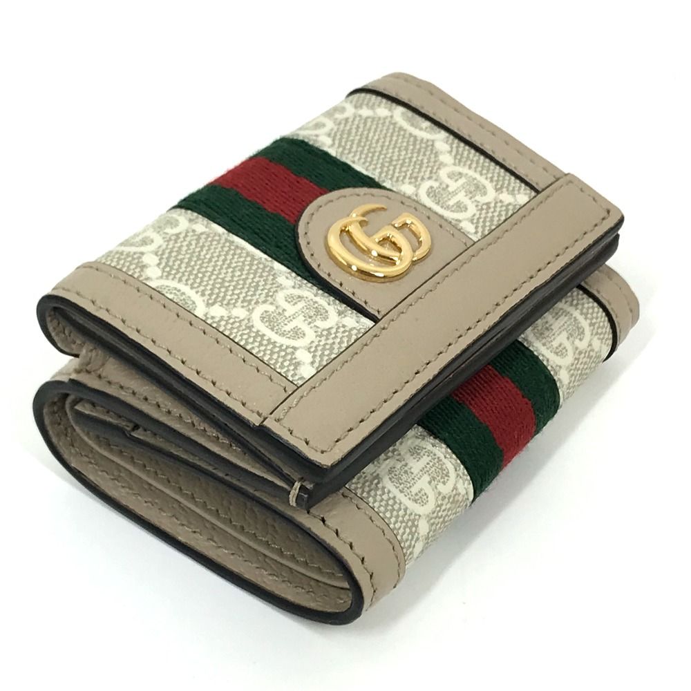 GUCCI グッチ 3つ折り財布 オフィディア ミニ ウォレット 735099 GG