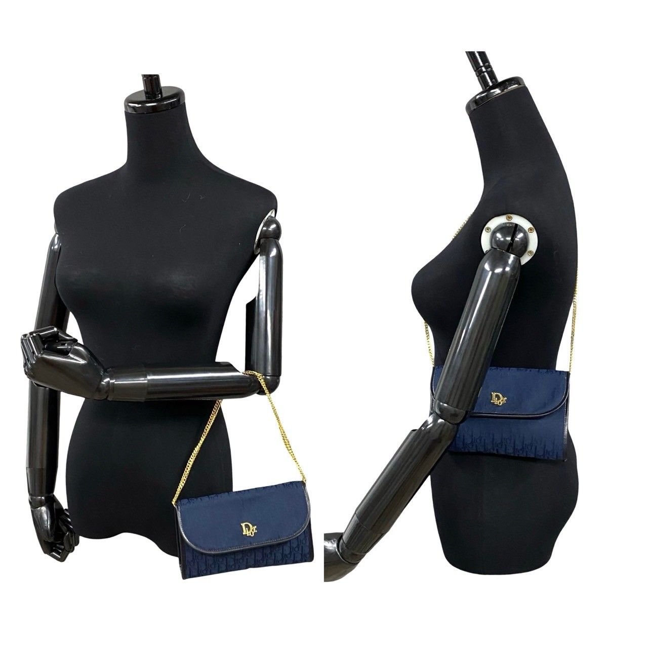 極 美品 Christian Dior クリスチャン ディオール トロッター 柄 ロゴ  