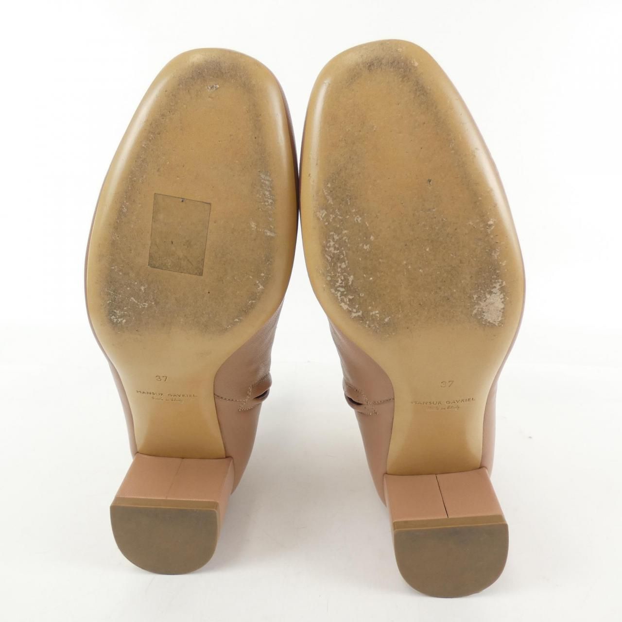 マンサーガブリエル MANSUR GAVRIEL 靴 ミュール 36 ナイロン レッド レディース 美品 MANSUR GAVRIEL - MANSUR GAVRIEL マンサー ガブリエル サイドジップ