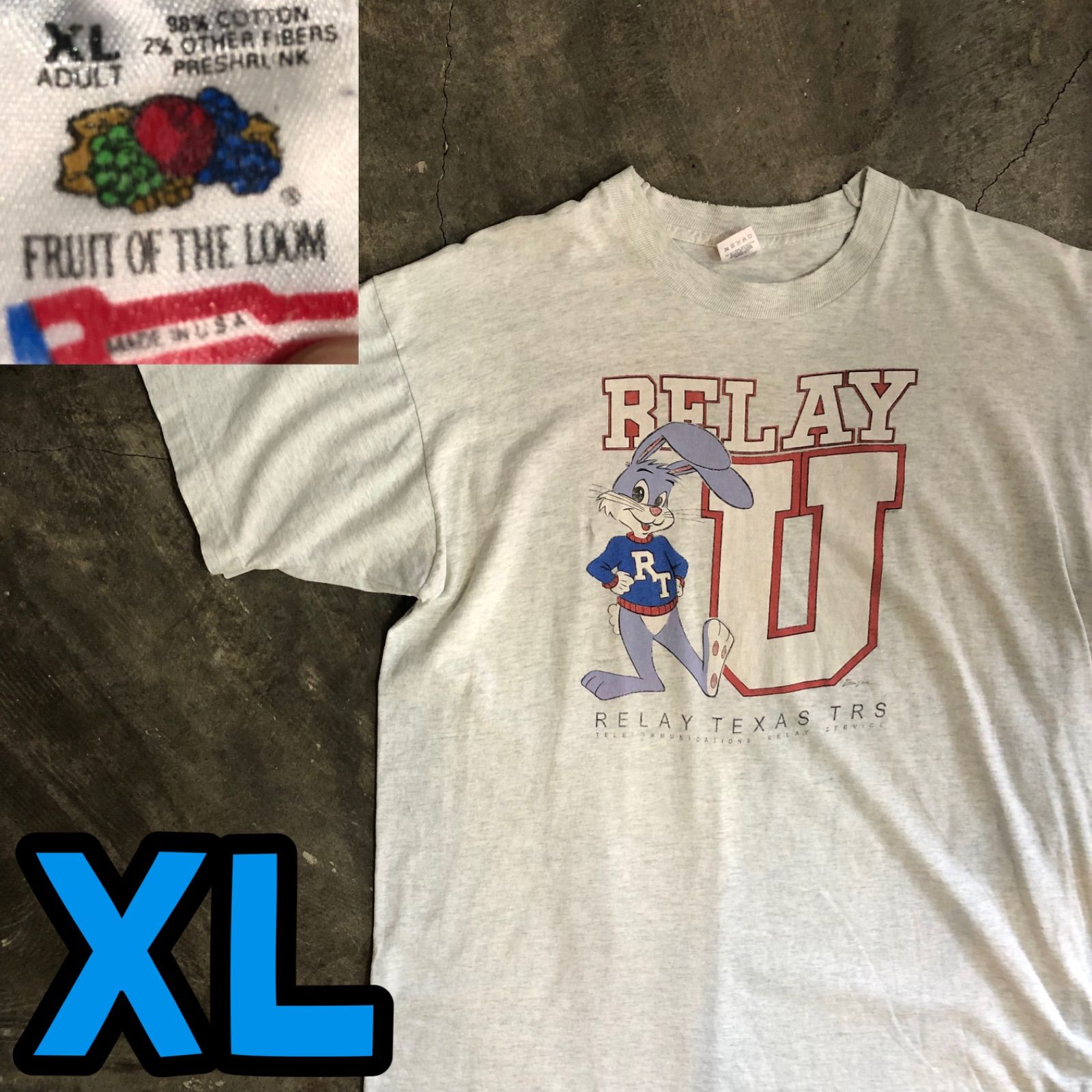 9T6217 FRUIT OF THE LOOM Tシャツ USA製　アメキャラ T6217 FRUIT OF THE LOOM Tシャツ USA製 アメキャラ - メルカリ