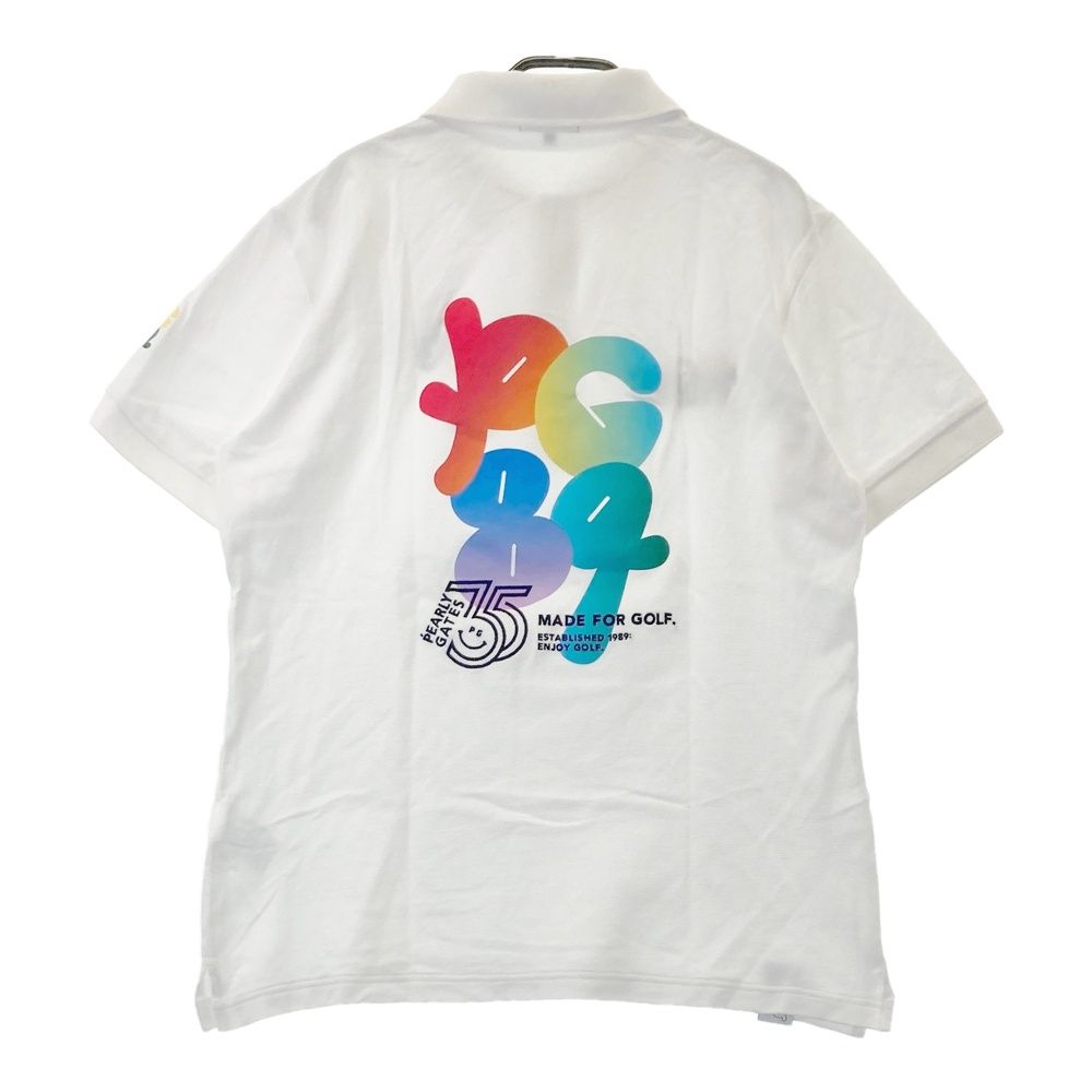 新品 正規品 パーリーゲイツ 35周年記念 半袖ポロシャツ 灰サイズ6 XL サイズ:6 PEARLY GATES パーリーゲイツ 2024年モデル 35周年