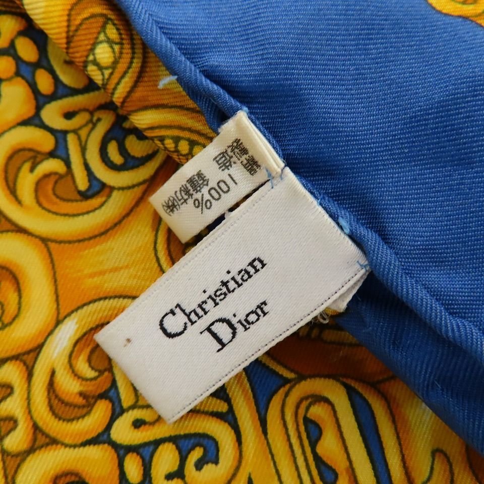 クリスチャンディオール ChristianDior ヴィンテージ 大判 スカーフ