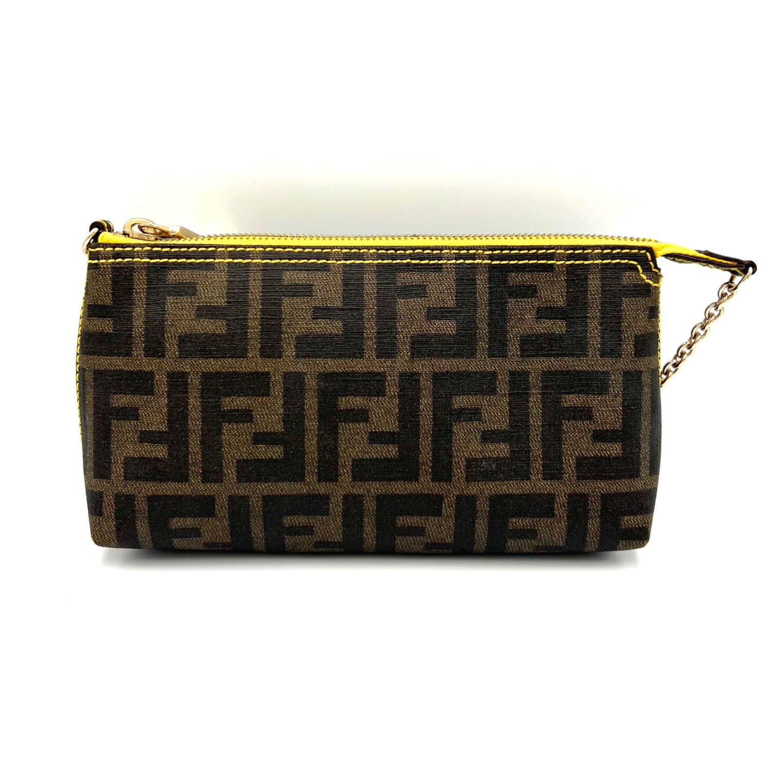 フェンディ アクセサリー ポーチ チェーンバッグ ズッカ柄 レディース
