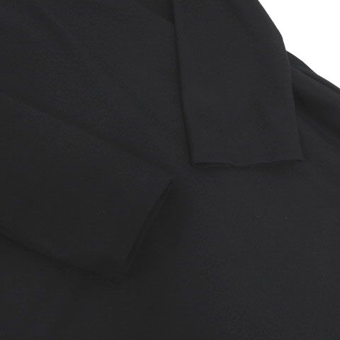 【Deux cle】L'EQUIPE 希少品 デザイン ネック ひざ丈ワンピース ドゥクレ Deux cle レキップ L'EQUIPE ワンピース Vネック 長袖
