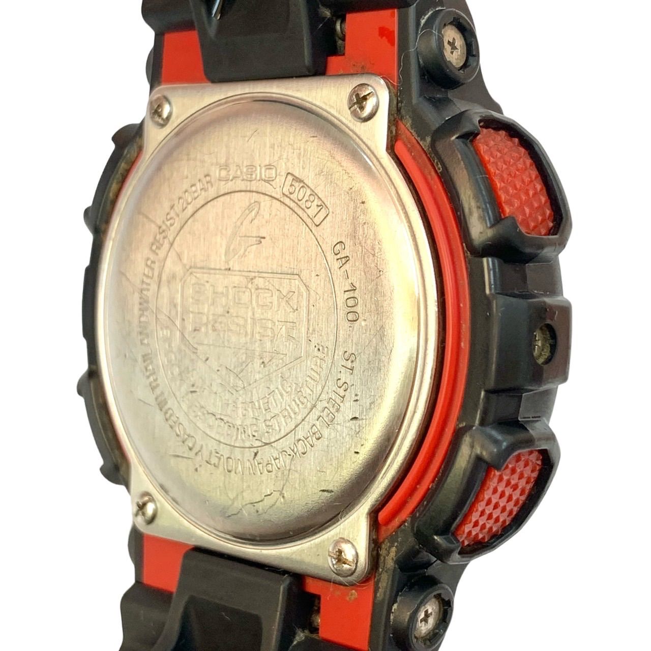 美品⭐️CASIO G-SHOCK】 GA-100-1A4DR コンビネーションモデル 