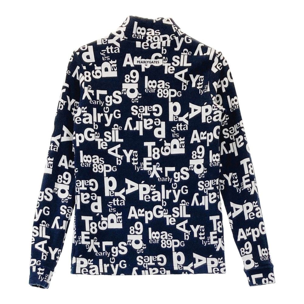 パーリーゲイツ 厚手 裏起毛 ハイネック モックシャツ size0 サイズ：4