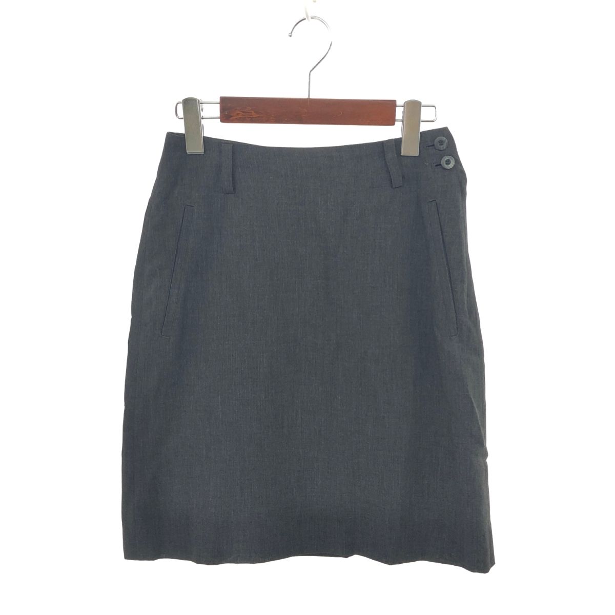 美品ISSEY MIYAKE/モードな形のスカート ISSEY MIYAKE イッセイミヤケ ベルト付き 2way スカート 3